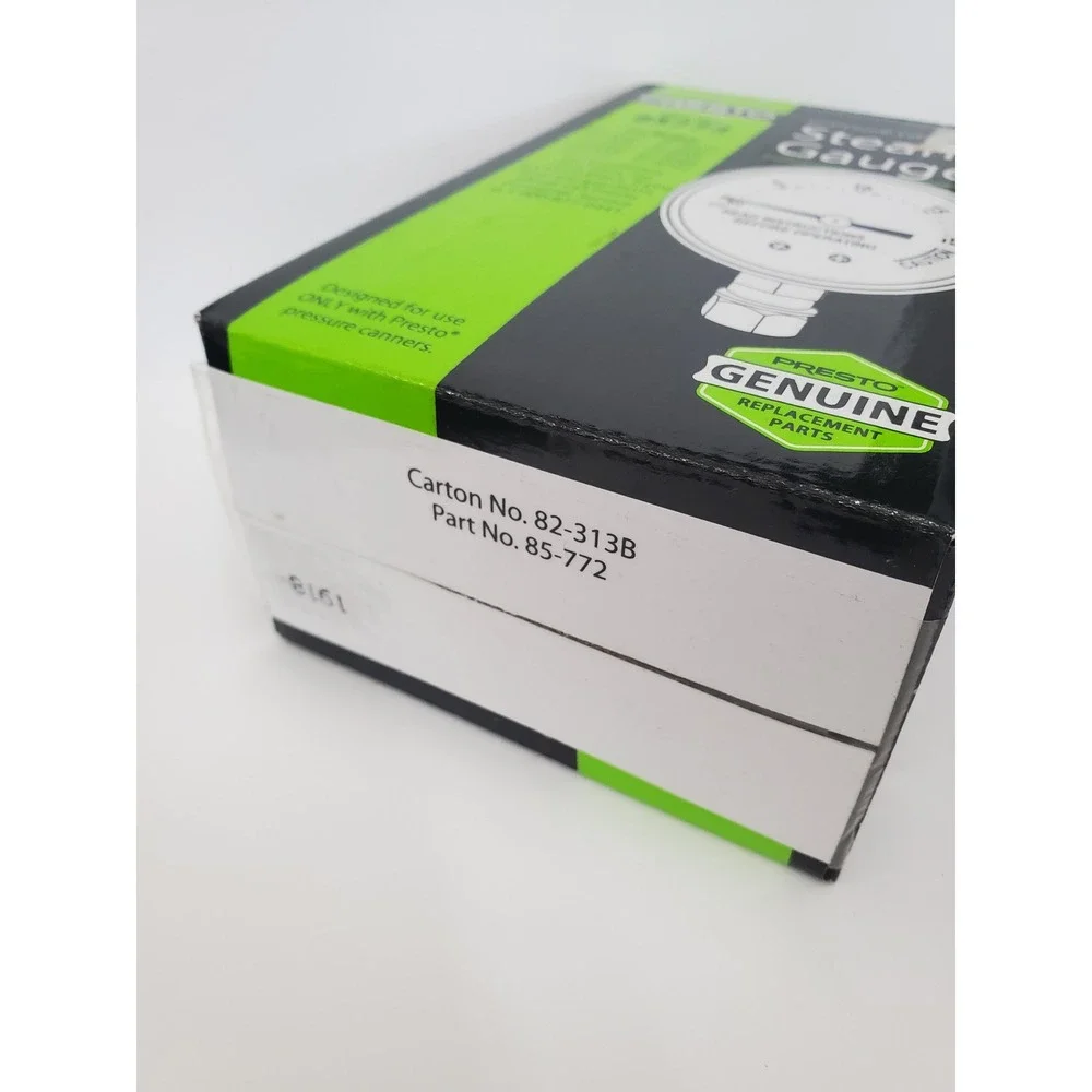 Presto Pressure Canner Steam Gauge Replacement Part 85772 01/CG22 0175001 017800